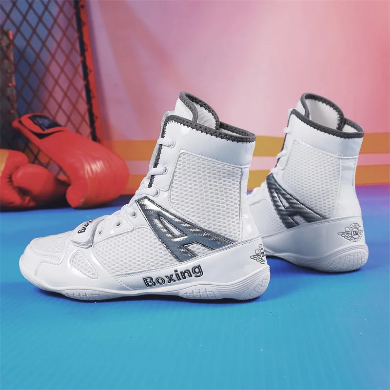 

men's professional wrestling shoes breathable and comfortable boxing shoes training shoes women's indoor sports combat wrestling