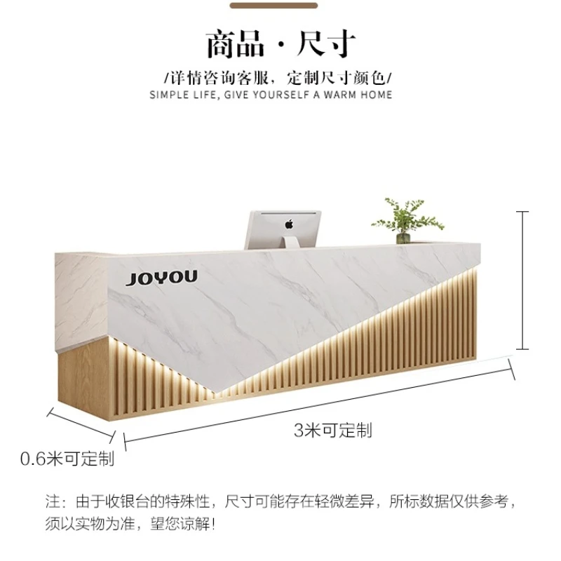 مكاتب الاستقبال الحديثة البسيطة مكاتب الاستقبال ملابس الشركة على الطراز الصيني أثاث المكاتب الاستقبال ZY40JDT #6