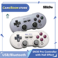 8Bitdo SN30 Pro Bluetooth Gamepad Controller with Hall Effect Joystick for Nintend Switch MacOS Raspberry Pi Android PC Steam