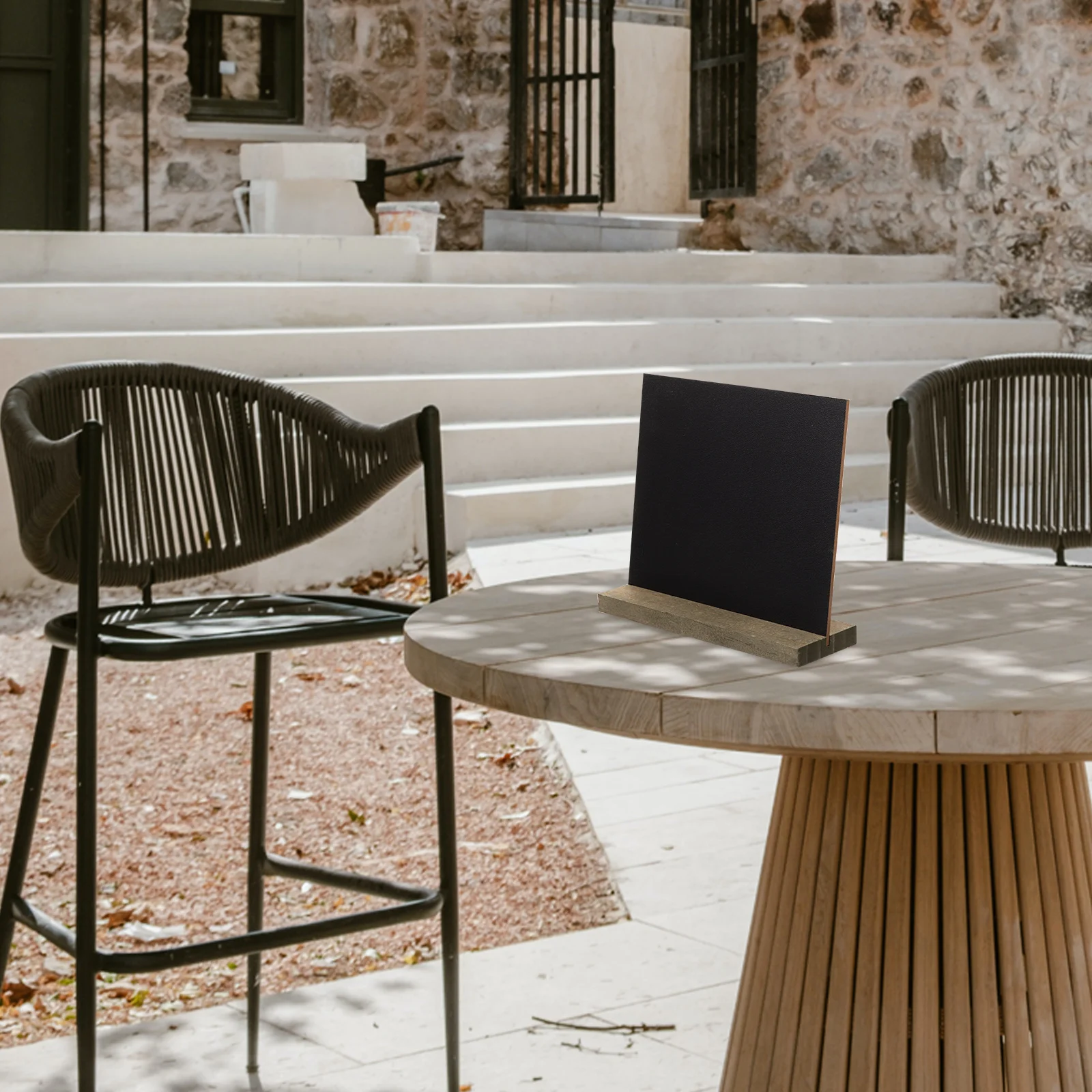 

10pcs Wooden Message Board Mini Blackboard Diy Memo Decorative Display For Home School Classroom Church Kitchen Window Door Sign