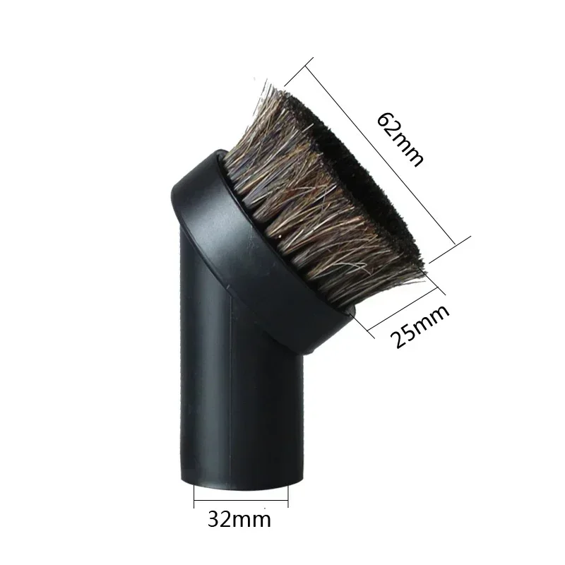 Odkurzacz z włosia końskiego Okrągła szczotka z adapterem do konwersji 32 mm na 35 mm Akcesoria zamienne do odkurzacza