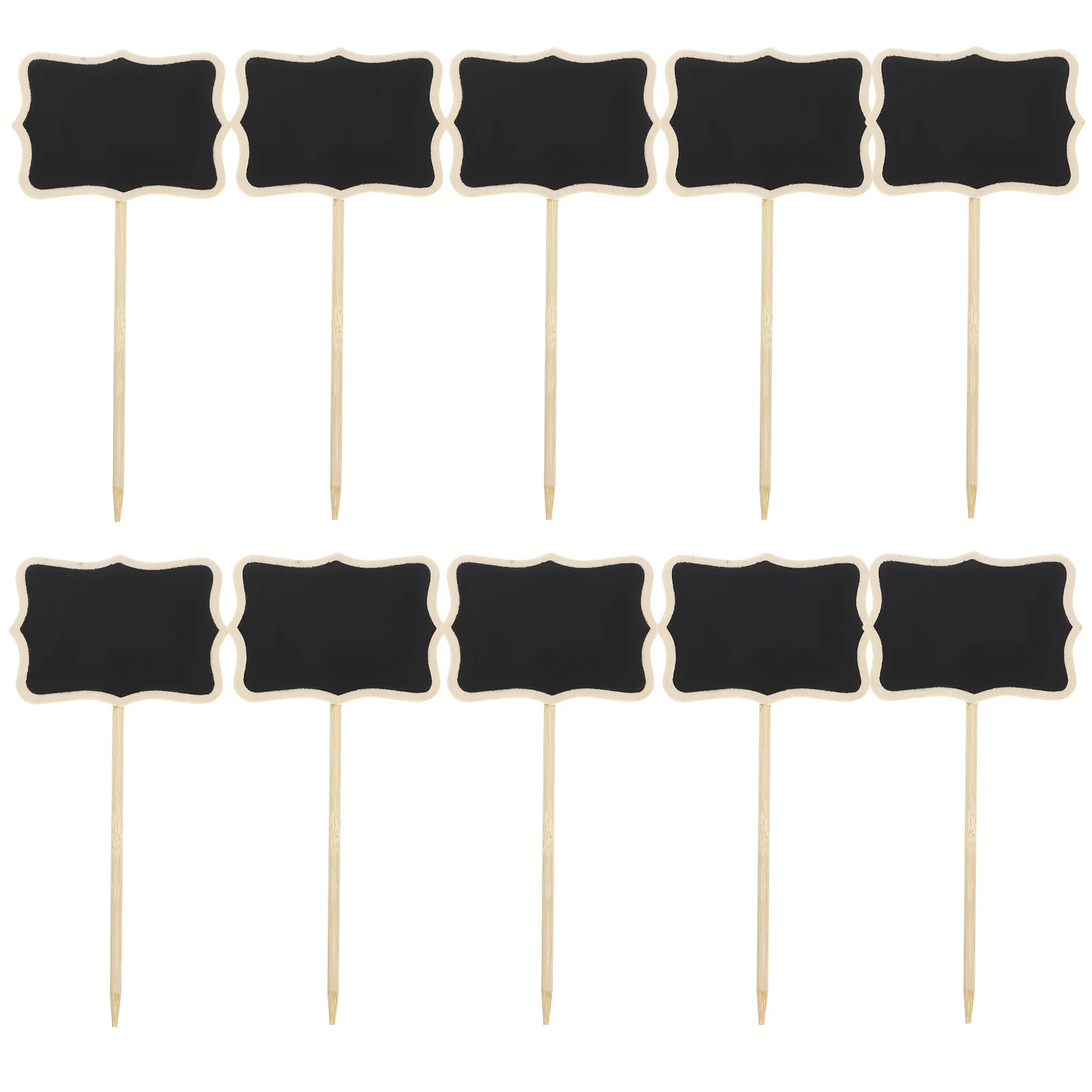 ป้ายกระดานดำขนาดเล็ก 10 ชิ้น น้ำหนักเบา พกพาสะดวก ป้ายหมายเลขโต๊ะสำหรับงานอีเว้นท์ ป้ายกระดานดำขนาดเล็ก ป้ายราคาแบบกระดานดำ