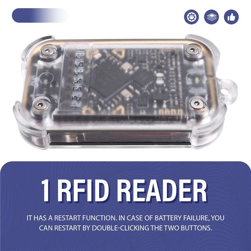 BNVN-Chameleon V2.0 RFID Smart Chip Reader Emulator Smart Card Emulator 125 kHz 13,56 MHz Karte Dekodieren Neustart NFC Duplikator