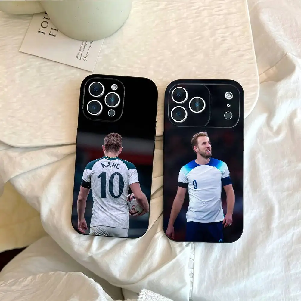 

Harry-Y kane Football P-Player Phone Case For iPhone 17, 16,15,14,13,12,11 Plus,Pro Max, Others Soft Black Cover