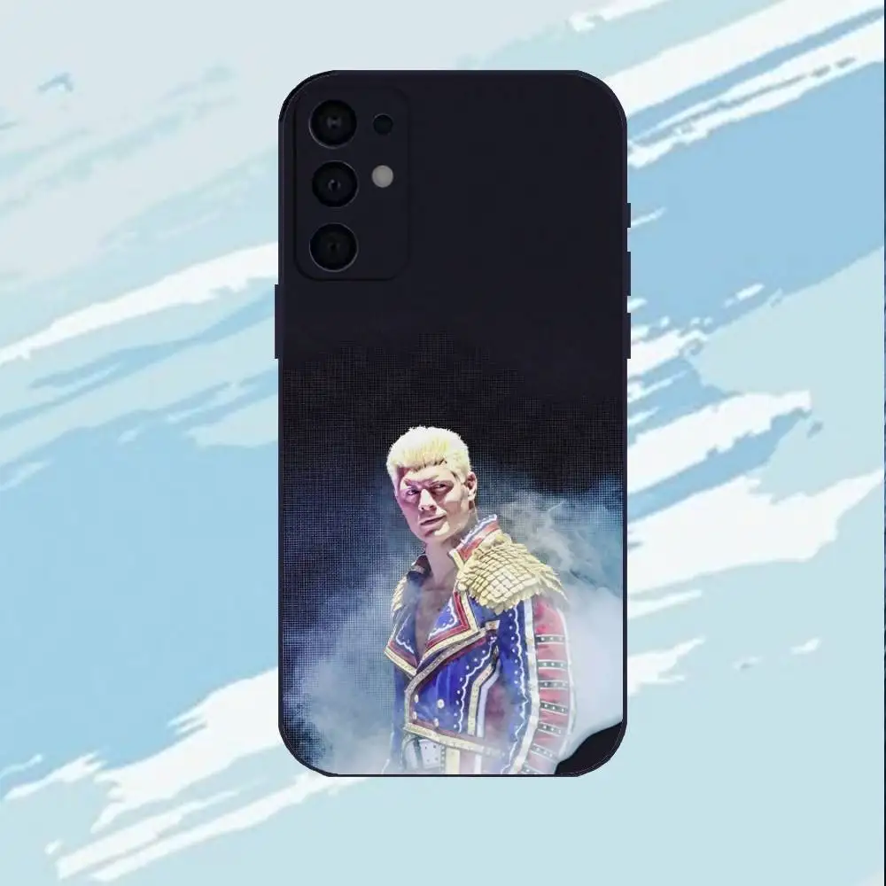 C-CodyS R-Rhodes W-Wrestler  Phone Case For Samsung S25,S24,S23,S22,S21,S20,Plus,Soft Black Shell