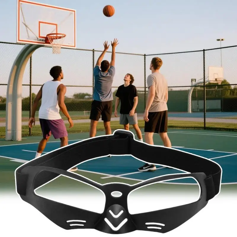 แว่นตาบาสเก็ตบอลสําหรับเลี้ยงลูกแว่นตากีฬาแว่นตาน้ําหนักเบาอุปกรณ์กีฬาสําหรับเยาวชนผู้ใหญ่เด็กผู้เล่นฝึกซ้อม