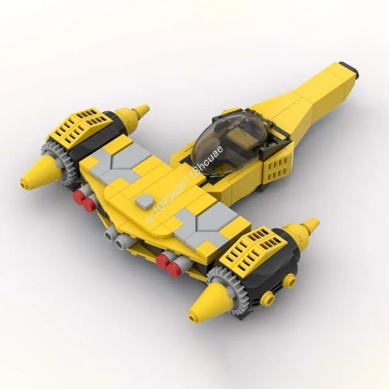 182 قطعة MOC Starfighter Spaceed نموذج اللبنات العمارة لتقوم بها بنفسك الإبداعية هدية الكريسماس فكرة التعليم الاطفال اللعب عيد ميلاد