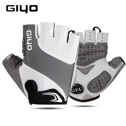 GIYO S-10 Summer MTB Bike Half Finger Cycling Glove Bicycle Breathable Shock Absorbing Sport Gloves Antiskid One Pair