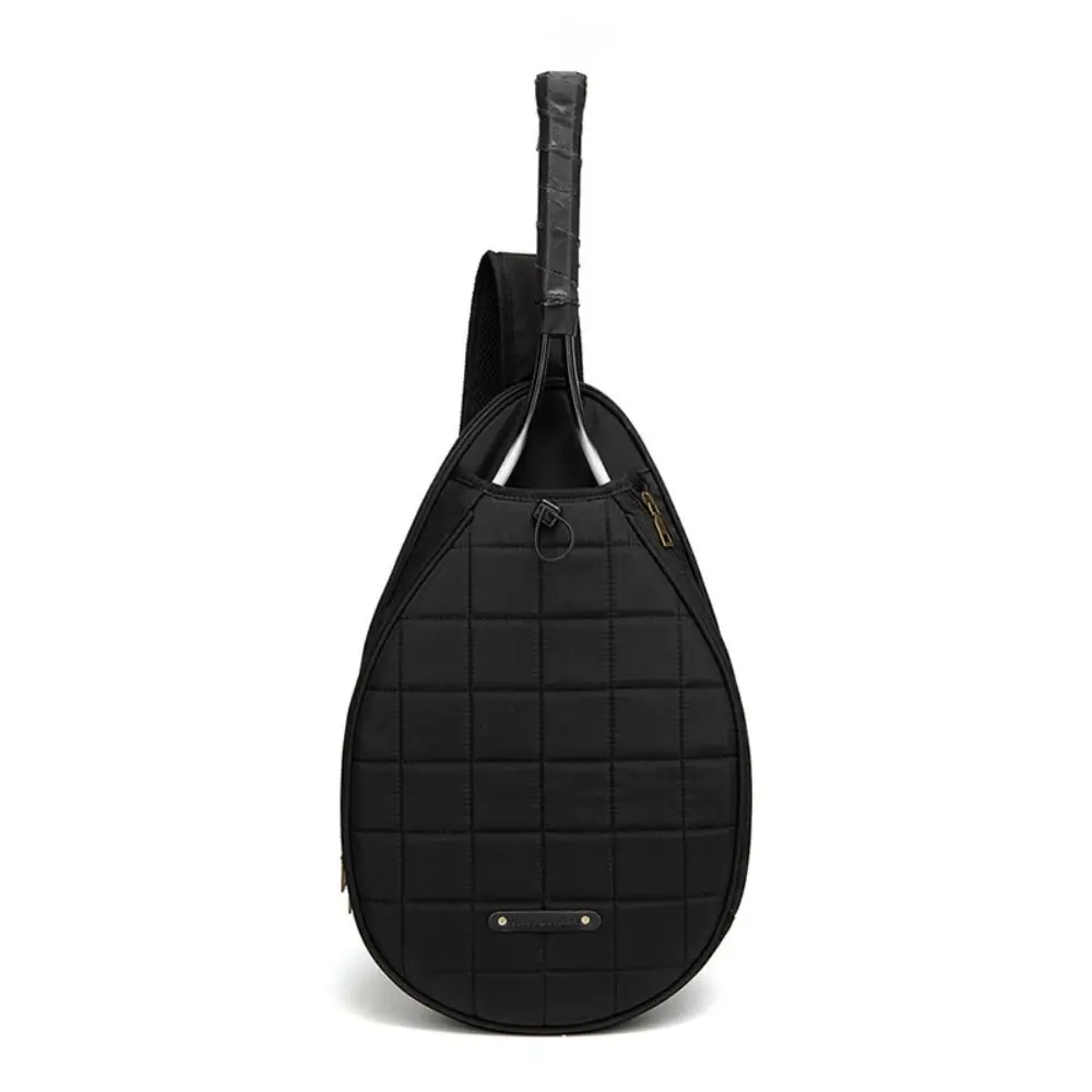 

Handheld Sports One Shoulder Tennis Bag Crossbody Large Capacity Badminton Bag Pure Color Beauty Tennis Crossbody Bag Women