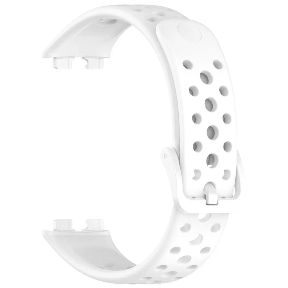 New Replacement Silicone Watch Strap Wristband Breathable Bracelet Smart Watch Accessories Watchband for Band 9/8