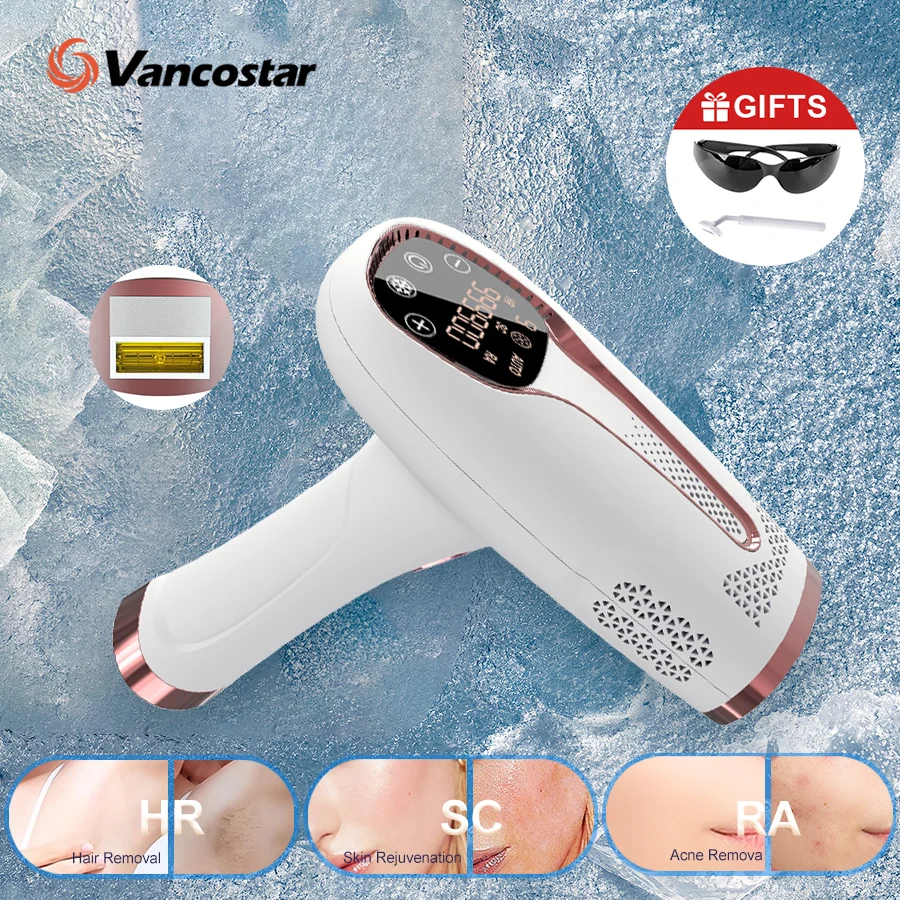 

Upgraded 3in1 Laser Hair Removal Cooling IPL Epilator At-Home Rejuvenation Acne Remove Painless Hair Remove for Women Free Ship