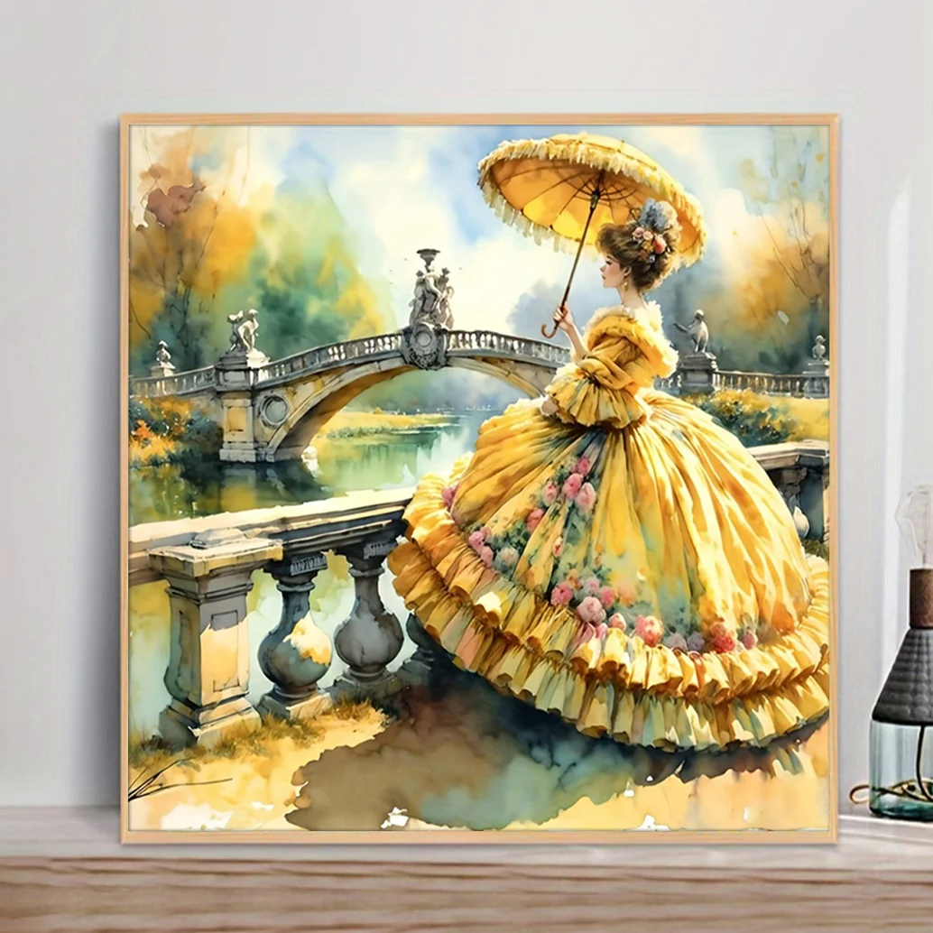 Bohemian Style Women Jigsaw Puzzle 500/1024 PCS Holiday Stress Relieving Fun Games Home Decor Holiday Gifts