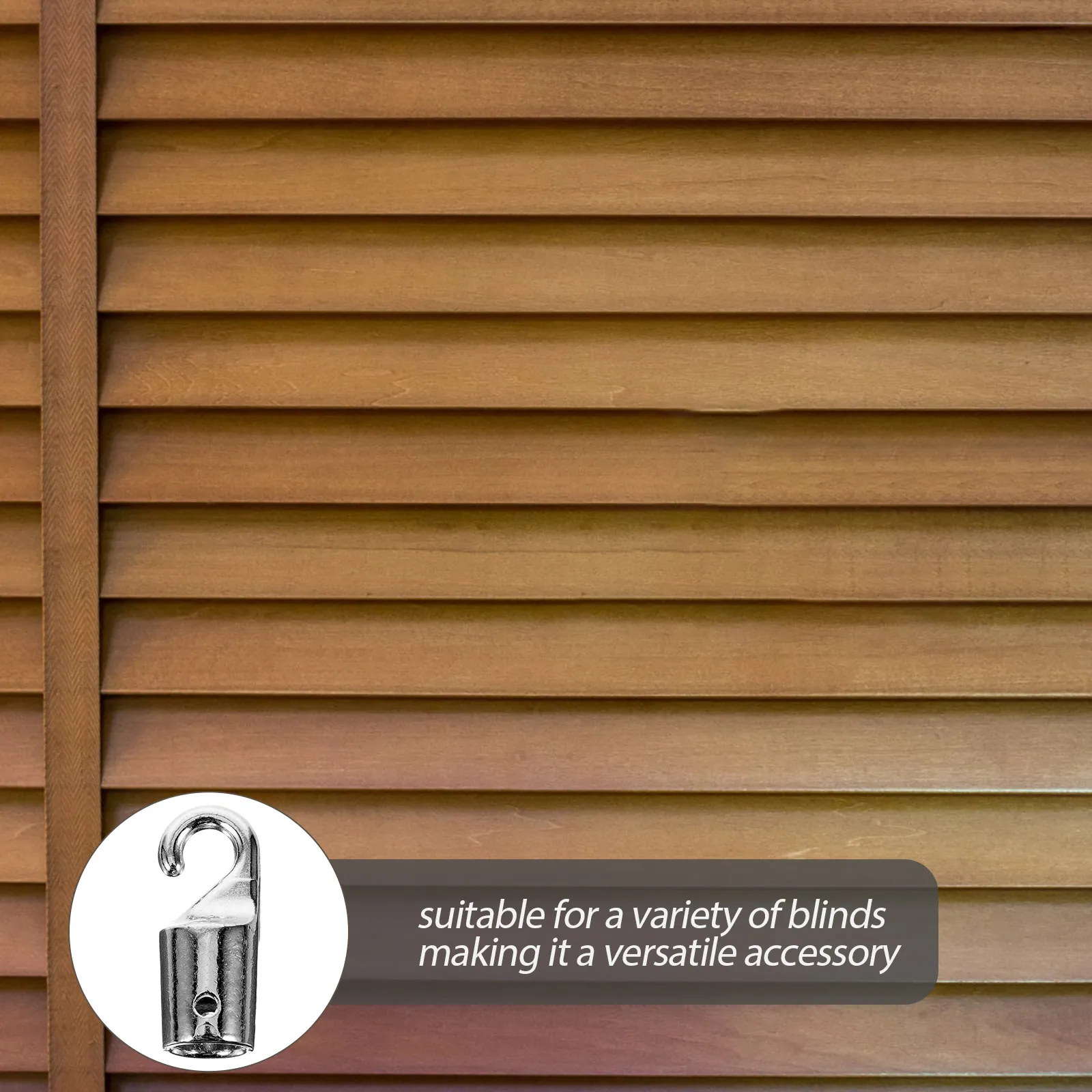 

4Pcs Stylish Blind Wand Connector Professional Technology Made to Last Blind Parts Wand Hook for Blinds Blinds Replacement Parts