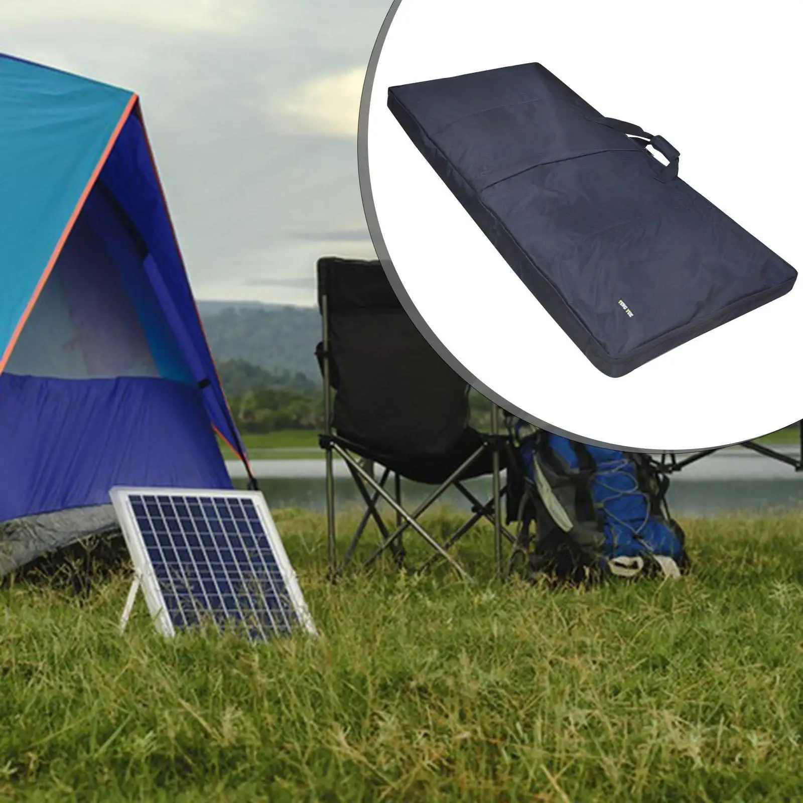 Padded Carrier Multipurpose Travel Carrying Case Solar Panel Storage Bag for Home Appliances Sketching Painting Outdoor Camping