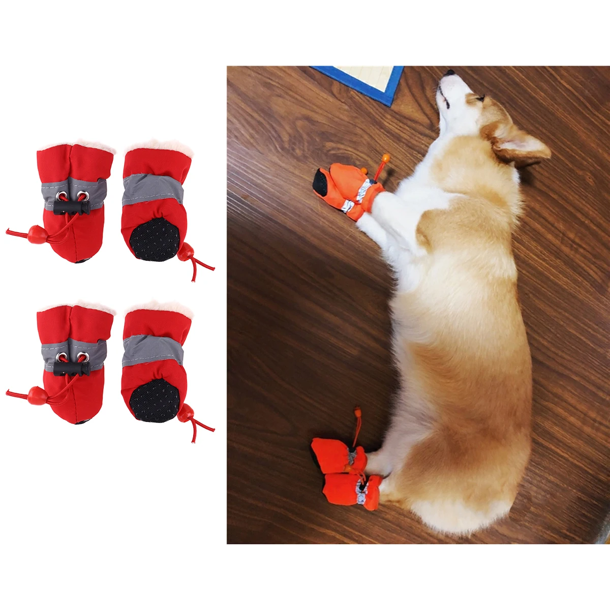 

Dog Boots for Dragging Paws Anti-slip Pet Shoe Cover Small Shoes Bottom Protector