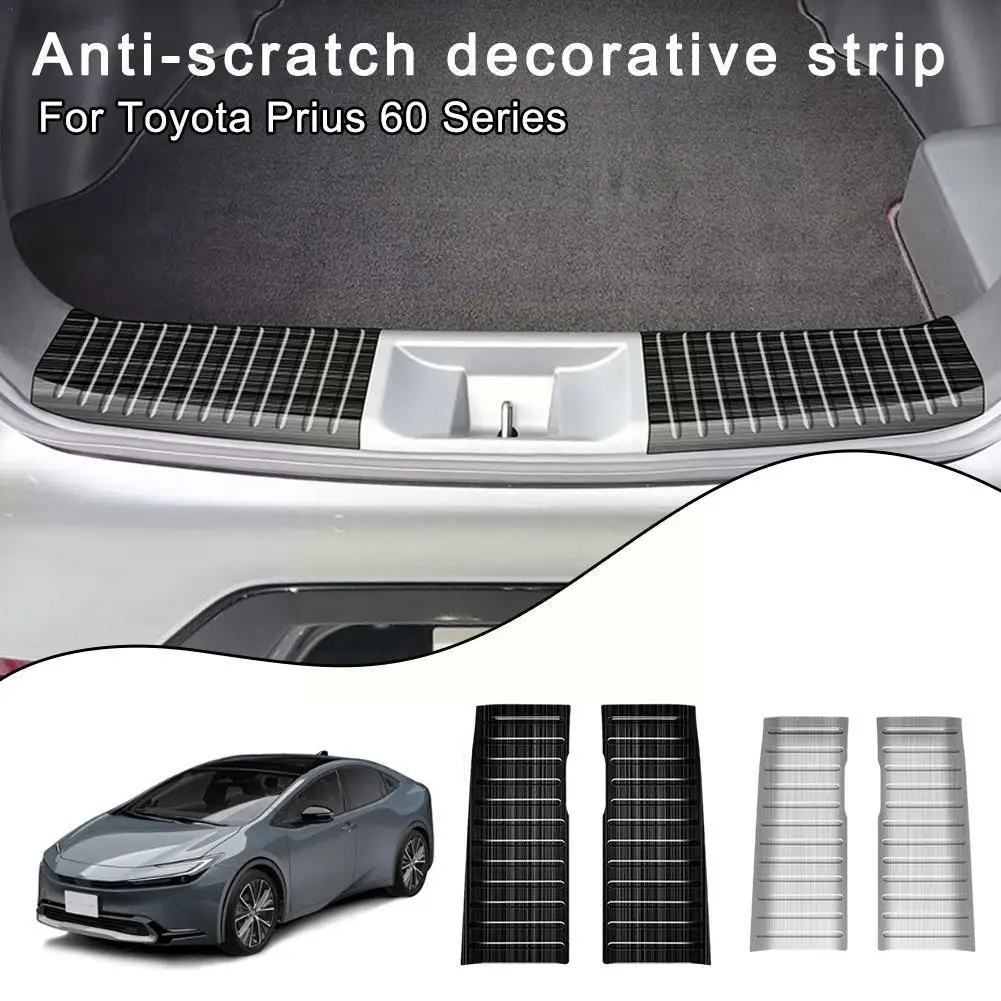 For Prius 60 Series 2023 Rear Door Sill Strip Rear Car Foot Plate Guard Pedal Protector Trunk Accessories X2u8