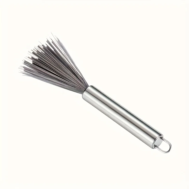 1pc Long Handle Wall Hanging Cleaning Brush Fan Dust Removal Brush Multifunctional Crevice Dust Cleaner Home Cleaning Tool ﻿