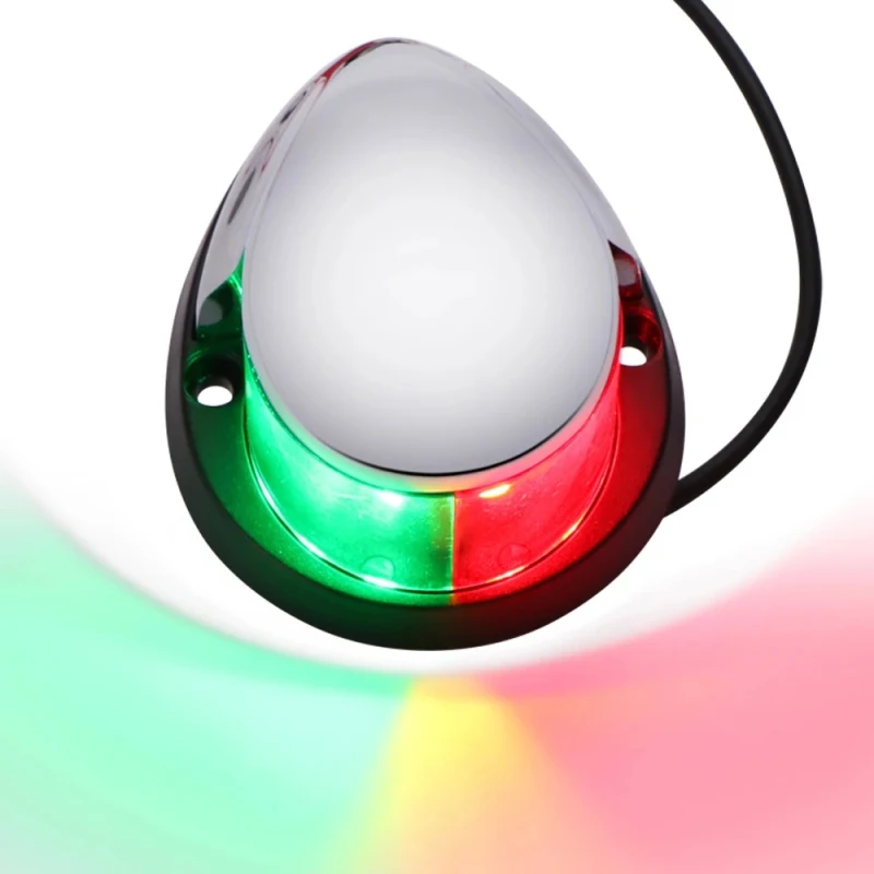 Marine Boat Yacht Lamp Skeeter Fishing Boat Navigation Light Red Green Yellow Warning Bow Lights Pontoon Signal Lamp