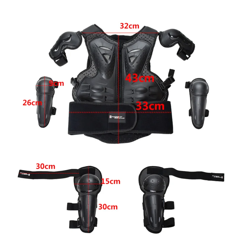 Motorcycle Protective Gear, Children's Protective Jackets, Safety Riding Sets, Sports Protective Gear, Knee Pads, Elbow Pads