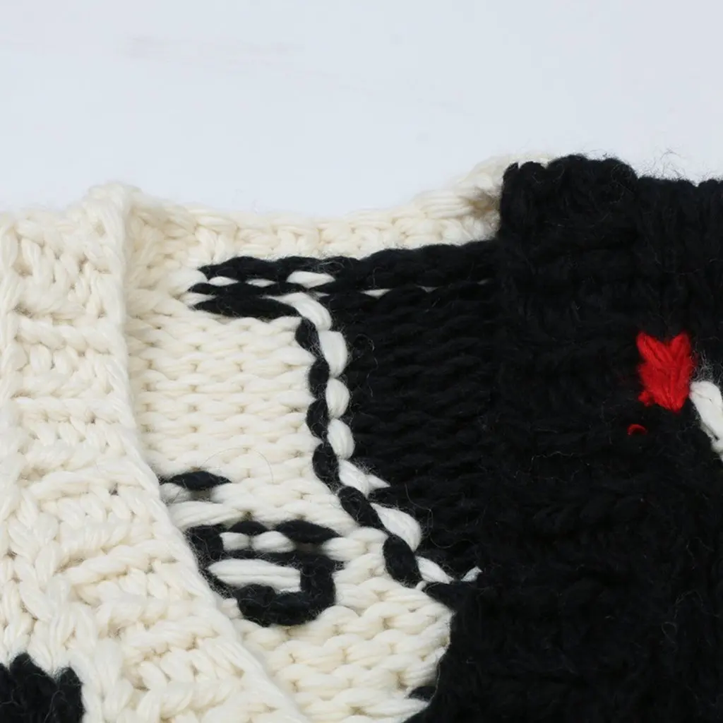 

Женский кардиган в контрастную полоску с v-образным вырезом и длинным рукавом, свободная толстая вязаная куртка для осенне-зимней повседневной одежды