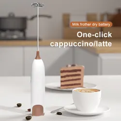 Elektryczny mleczny spieniacz do napojów w kuchni Mieszadło z pianką do kawy Cappuccino Creamer Whisk Frothy Blend Egg Beater