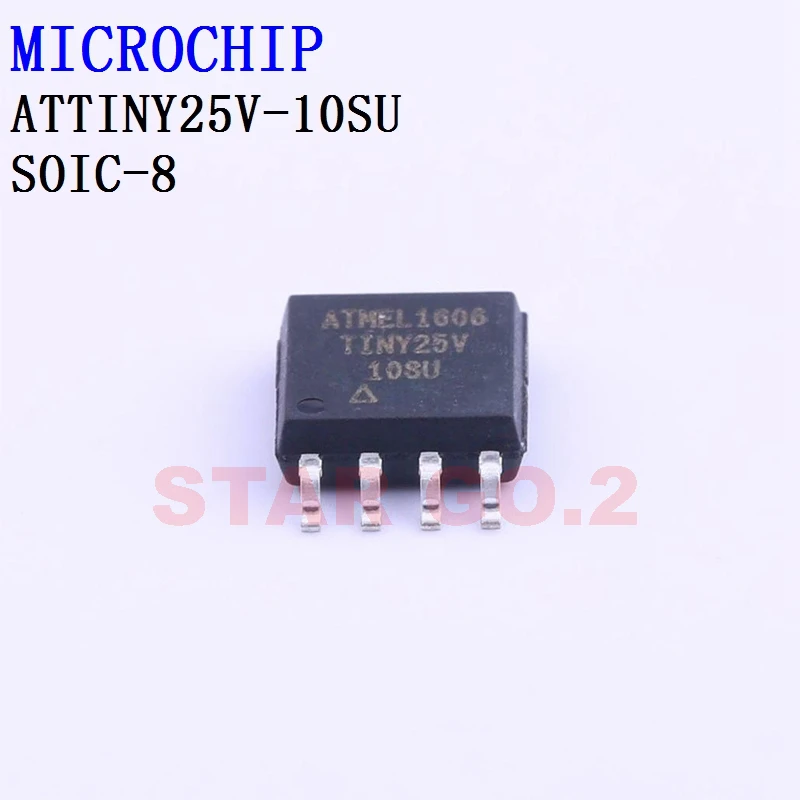 5PCSx ATTINY25V-10SU SOIC-8 MICROCHIP Microcontroller