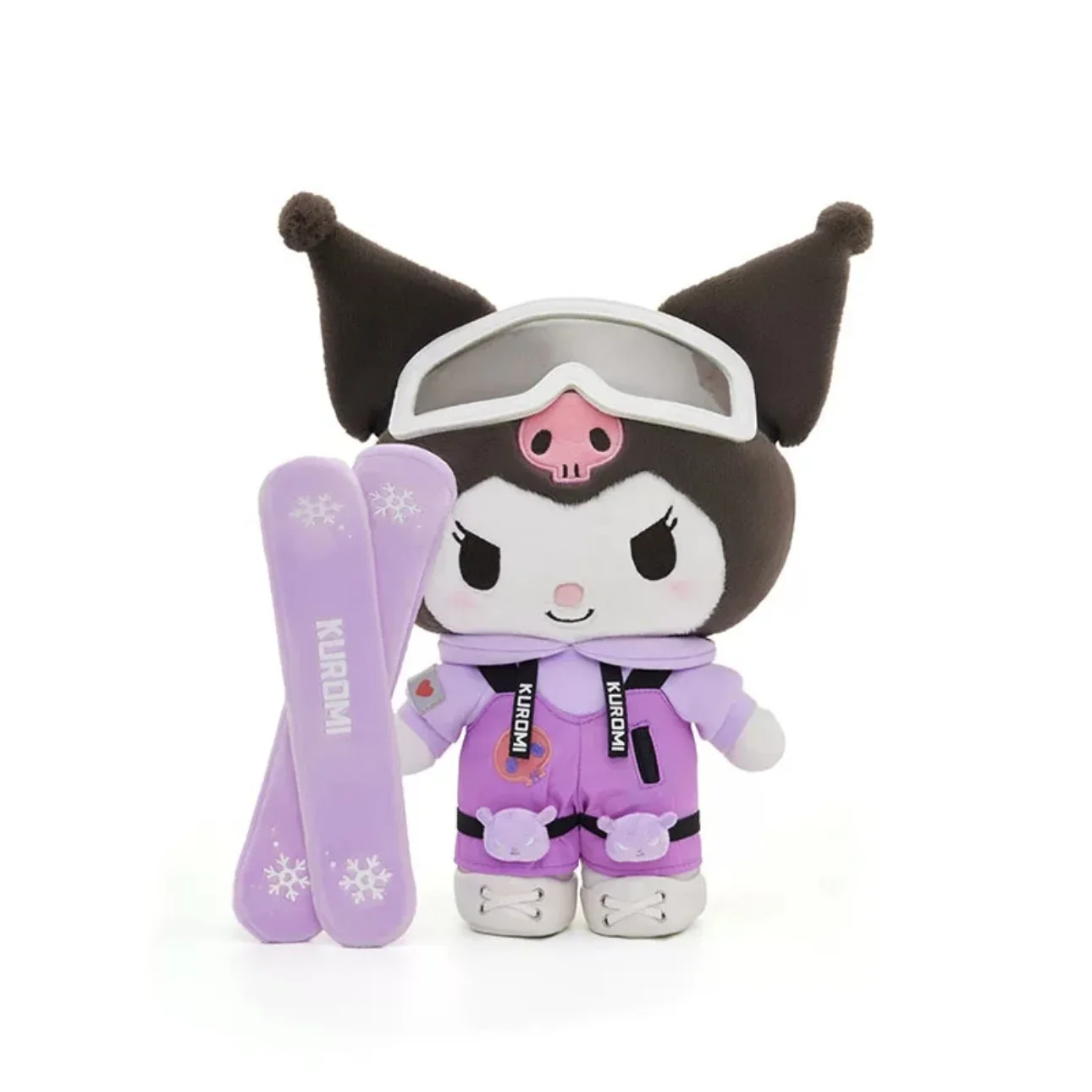 

In Stock Sanrio November Ski Collection Kitty Kuromi Laurel Dog Melody Kawaii Toys Pendant Collect Desktop Ornaments Girl Gift