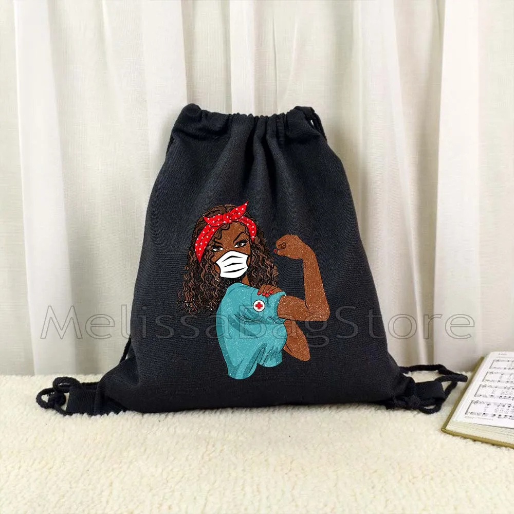 Cute Medical Nurse Scrub Life Stethoscope Nursing Funny Anatomy Ambulance Organ Heart Drawstring Bags Soccer Backpack Sackpack