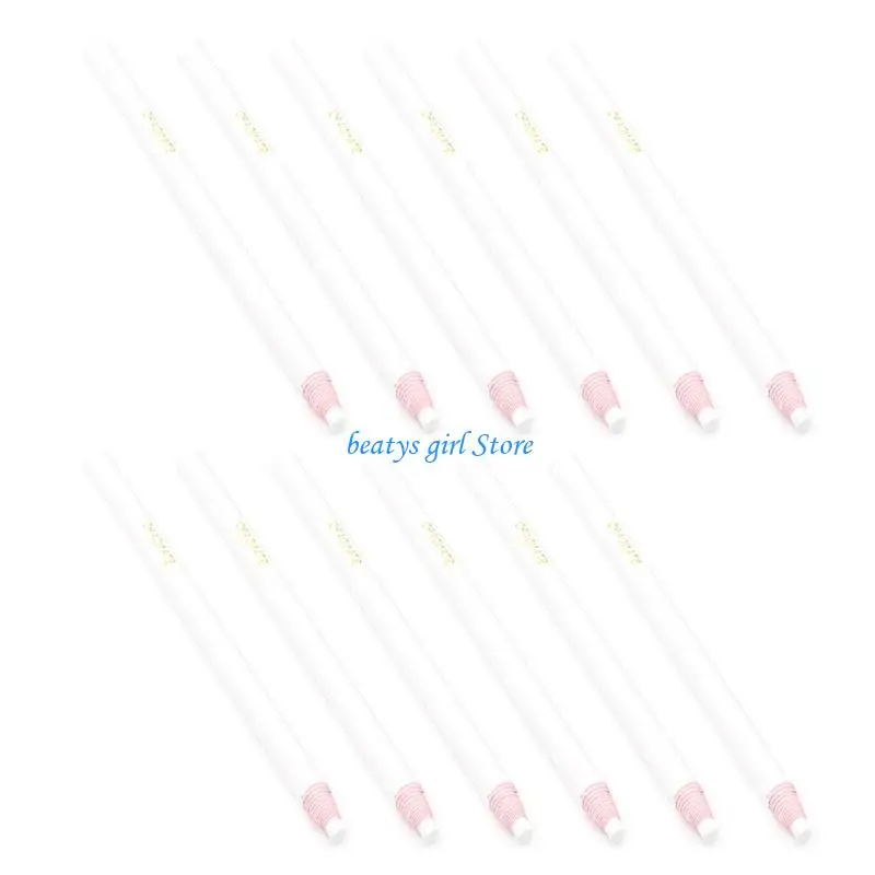 

C7AB 12Pcs Sewing Pencil No Sharpening Colored Fabric Pencil Fabric Marking Pencils Tailor Pencils for Leather Marking Tool