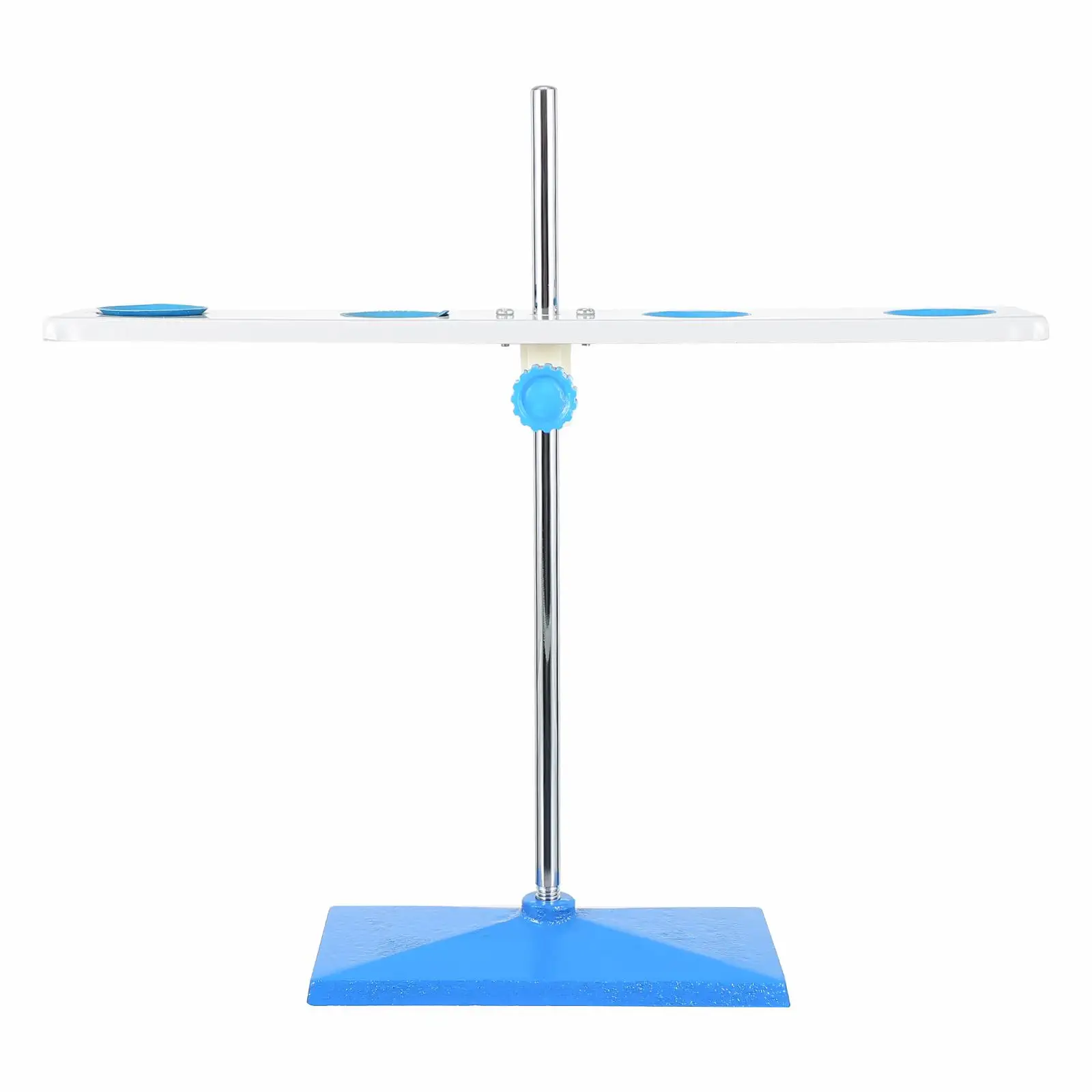 

Four Hole Stand Laboratory Rack Teaching Equipment Adjustable Height Laboratory Funnel Rack Stable Lab