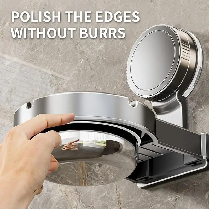 textureWall Mounted Ashtray with Suction Cup Removable Split Holder Creative Rack for Household Bathroom Toilet Modern Style