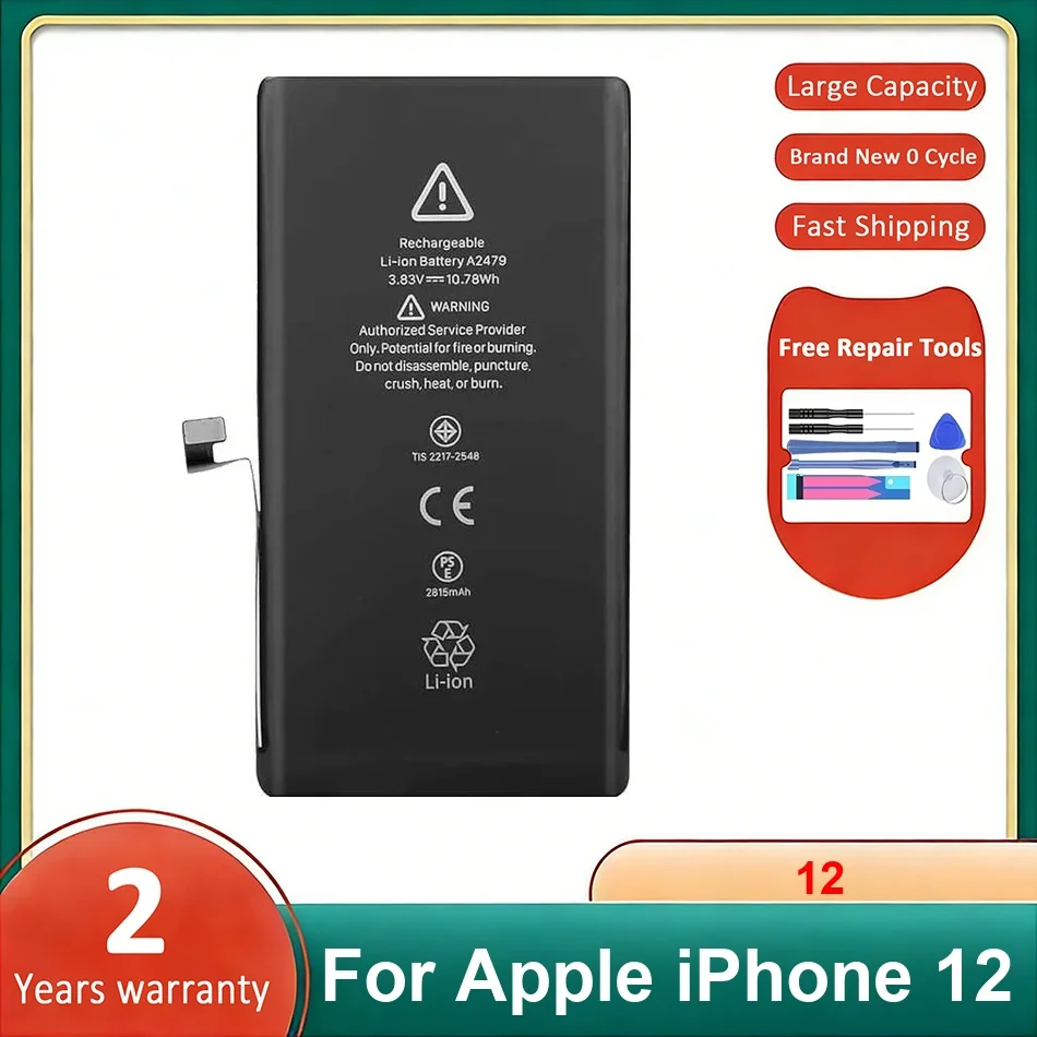 

Аккумулятор для мобильного телефона 12 для Apple iPhone, высокопроизводительные батареи