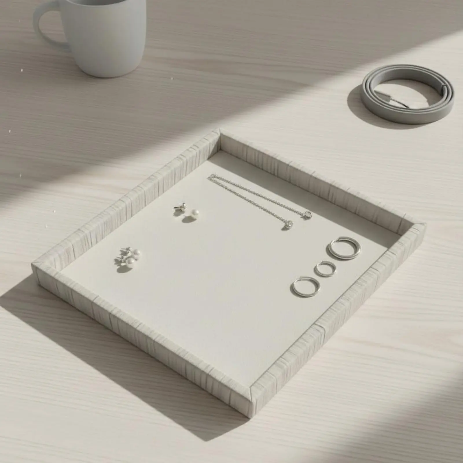 

Плиссированная подставка для украшений из искусственной кожи: элегантный дизайн, эффект мятой кожи, Т-образная подставка для браслетов, минималистичная эстетика