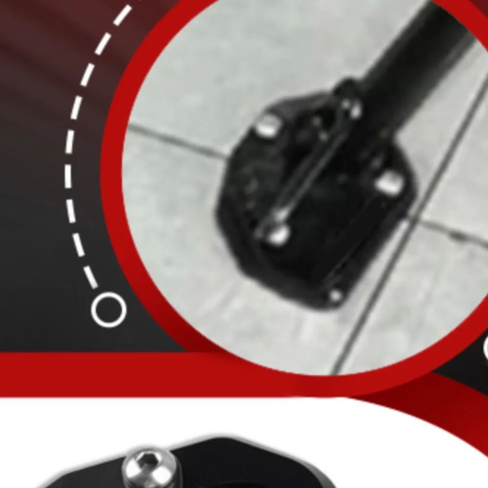 

FOR Trident 660 2021 2022 2023 Trident660 Motorcycle Accessories Side Stand Enlarger Kickstand Enlarge Plate Pad Aluminium Parts