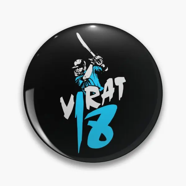 Virat 18  Soft Button Pin Decor Gift Lover Cute Metal Badge Jewelry Creative Lapel Pin Cartoon Brooch Women Hat Fashion Clothes