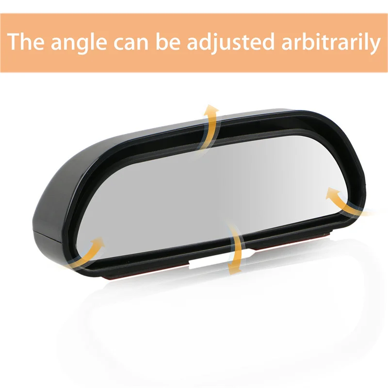 360Degree Stick On Blind Spot Mirror Car Reverse Parking Wide Angle Convex Rear View Mirror Rearview Auxiliary Auto Accessories