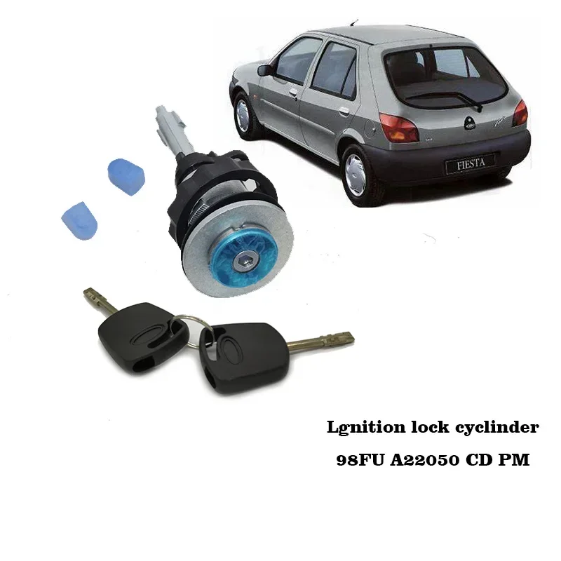 For FORD FIESTA STREET HATCH 99-02 TRUNK BACK LOCK CYLINDER WITH 2 KEYS 98FU A22050 CDPM