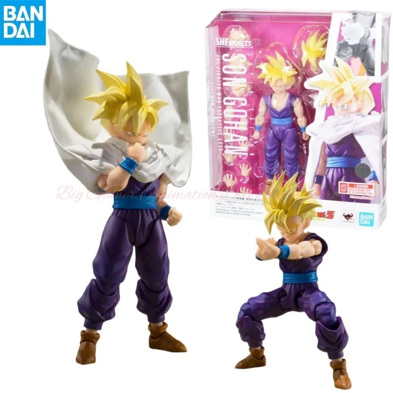

【В наличии】Bandai S.H.Figuarts Dragon Ball Son Gohan Super Saiyan Форма Аниме Персонаж Фигурка Модель Комплект Игрушка в подарок