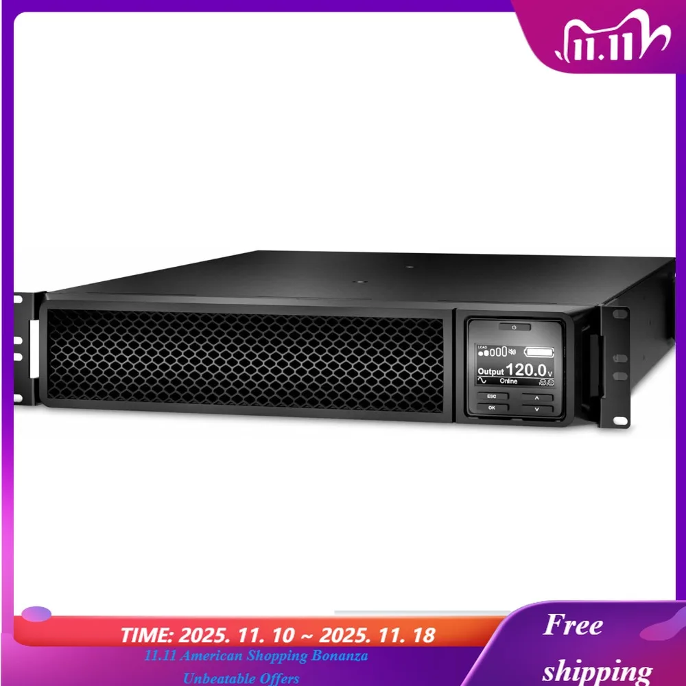 

Smart-UPS SRT 1000 ВА/900 Вт для монтажа в стойку 120 В 2U 6x15R 480J Источник бесперебойного питания