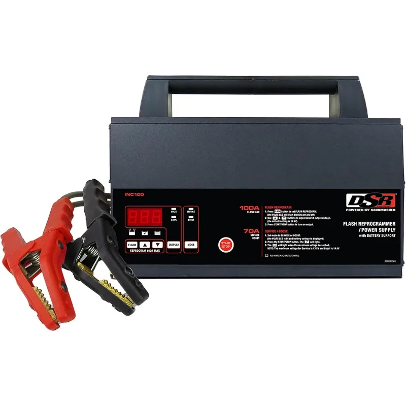 

Electric DSR ProSeries INC100 Fully Automatic Battery Charger and Flash Reprogramming Power Supply with Service Mode,