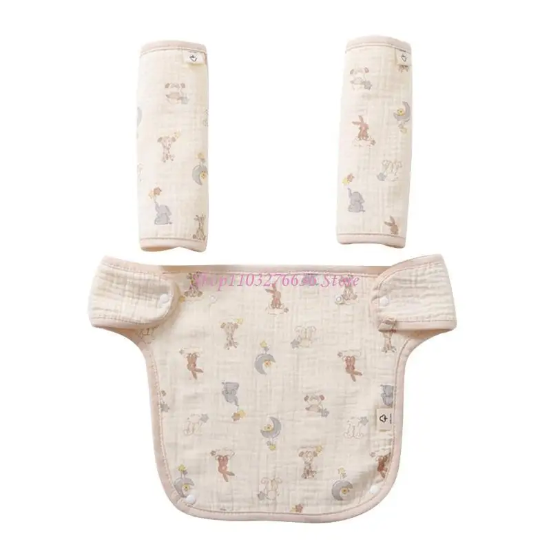 

R6FD Toddler Saliva Towel Feeding Burp Cloths Baby Bib Waist Stool Protective