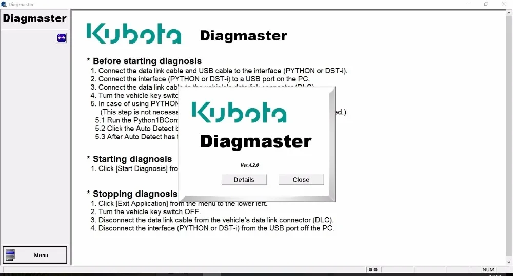 Kubota Diagmaster 4.2.4 [2018]