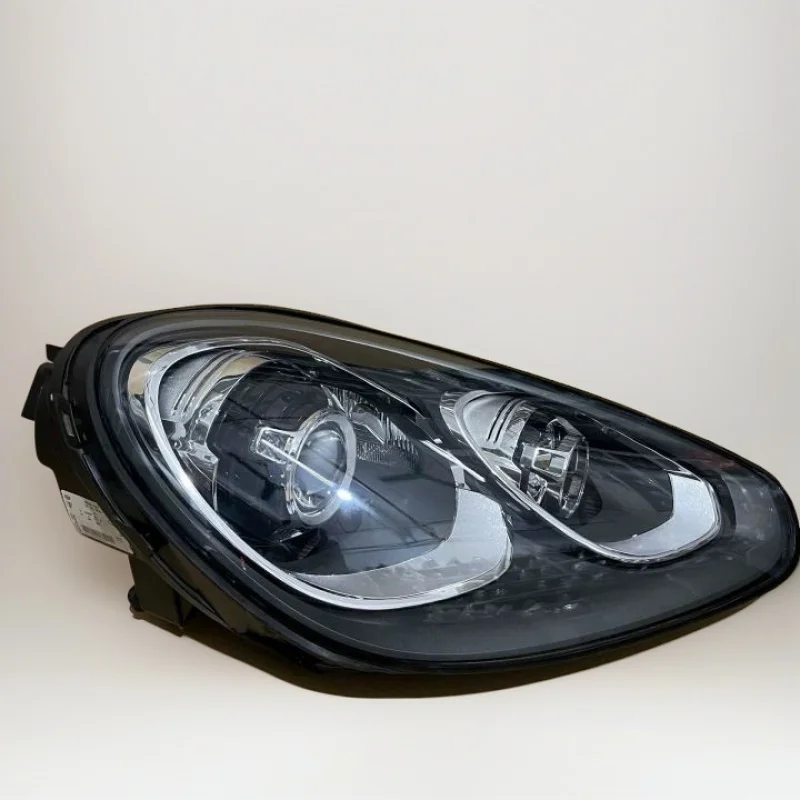 LED Headlight Assembly for Porsche Cayenne 958 2015-2016 Left Right Dynamic Rotation DRL Adaptive Beam High Intensity Lighting S