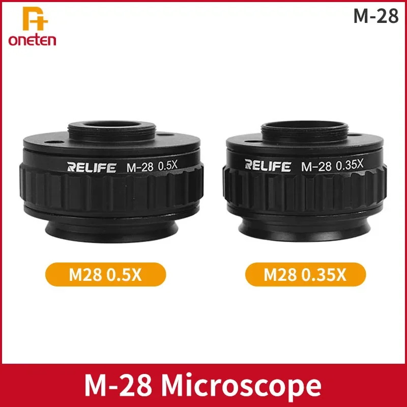 SUNSHINE M-28 Microscope CTV Connect 0.35X 0.5X For Microscopy Camera Synchronous Focal Length