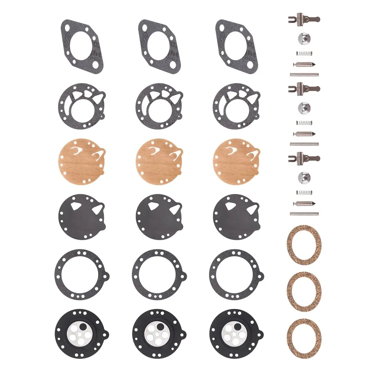 

#01E DIY & Tools,3Sets Carburetor Carb Repair Rebuild Kit for Stihl 08S 08SE 08SEQ (Photo Color)