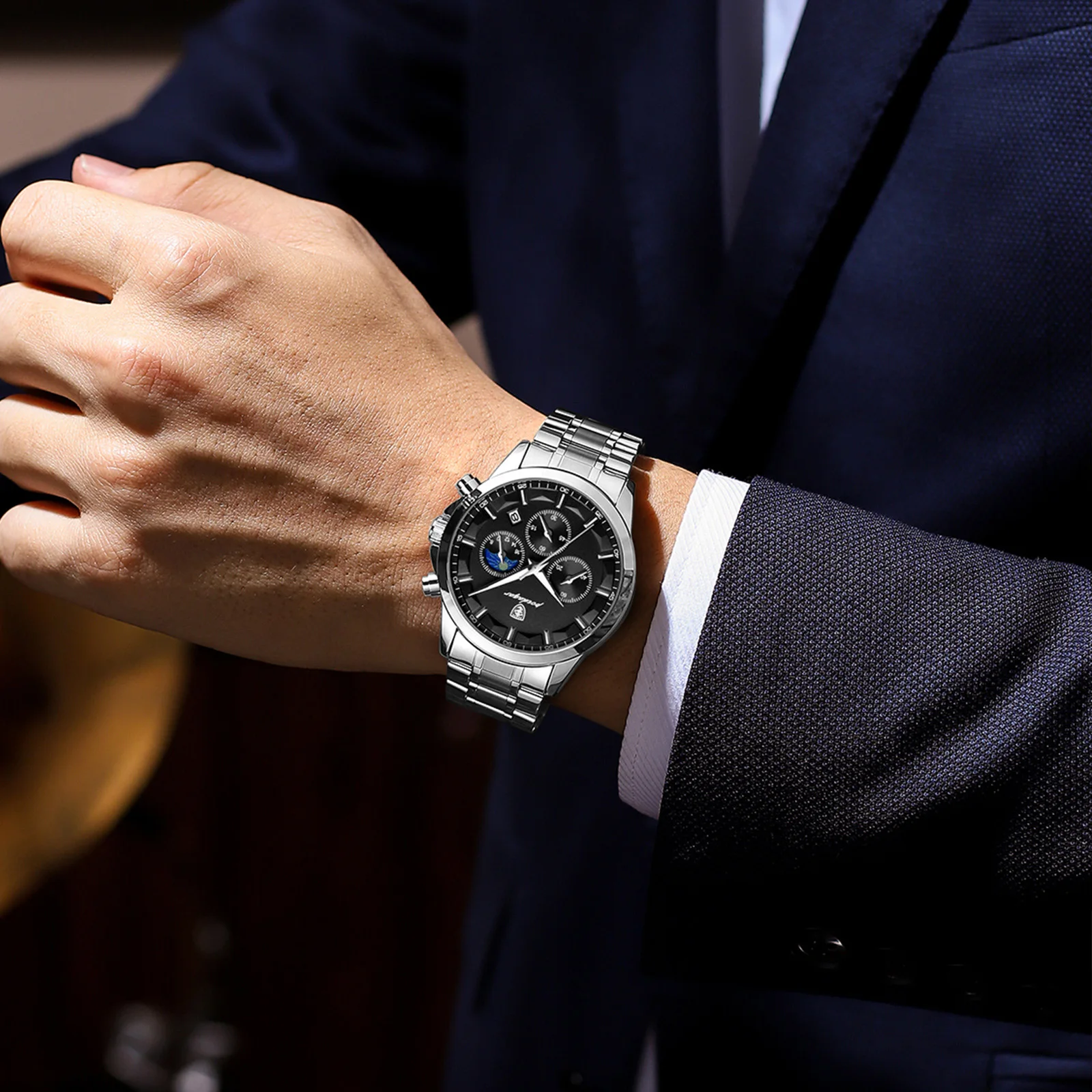 Men's Waterproof Luminous Chronograph Watch