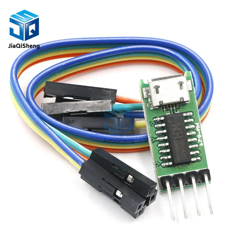 CH340C Micro USB to TTL Serial Port ISP Download Module 5V 3.3V 500ma Replace CH340G CH340T For STM32 51 With DuPont Line