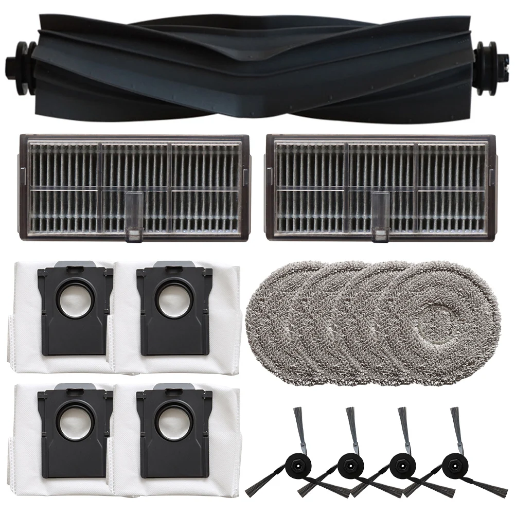 High Efficiency Side Brush Side Brush As Shown Robotic Vacuum Accessories Plastic And Nylon Materials Thorough Indoor Cleaning