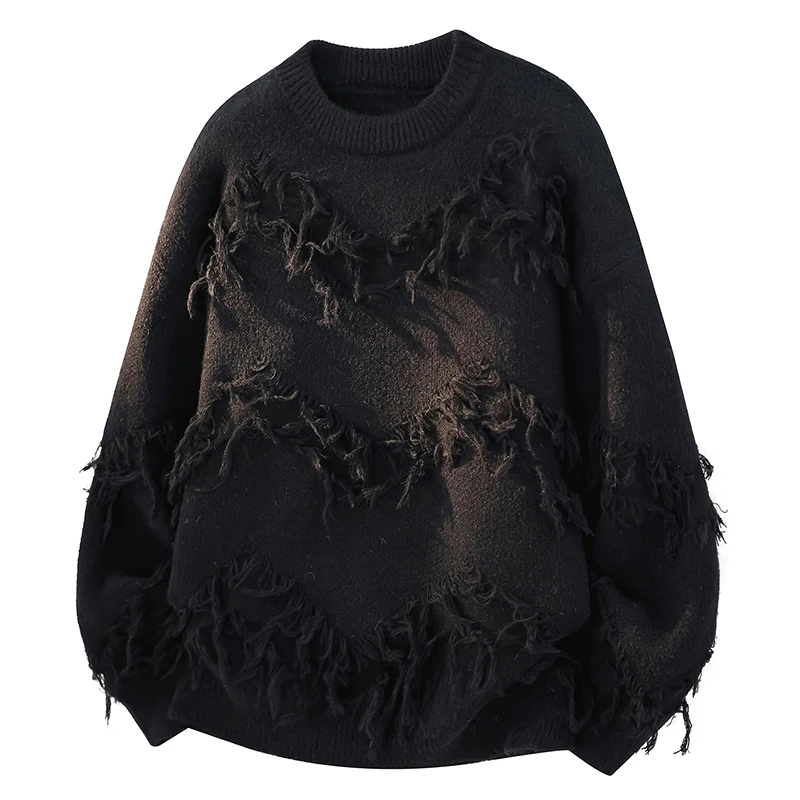 Fall Winter Clothes, Soft Knitwear Mens Sweater Crewneck Cable Knit Sweater Casual Warm Pullover Short Sleeve Knit Men