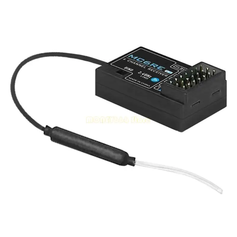 F62C MC6RE MC7RB 수신기 6/7 채널 수신 원격 평면의 쉬운 설정